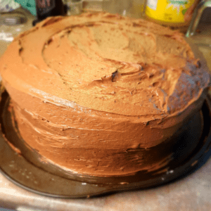 Chocolate Cookie Dough Cake