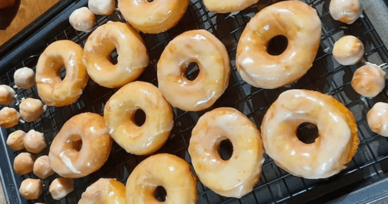 Glazed Sourdough Donuts