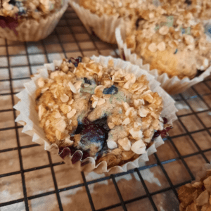 Banana Blueberry Muffins