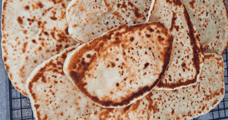 Discard Sourdough Naan