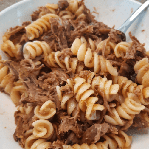 Slow Cooker Round Steak Stroganoff